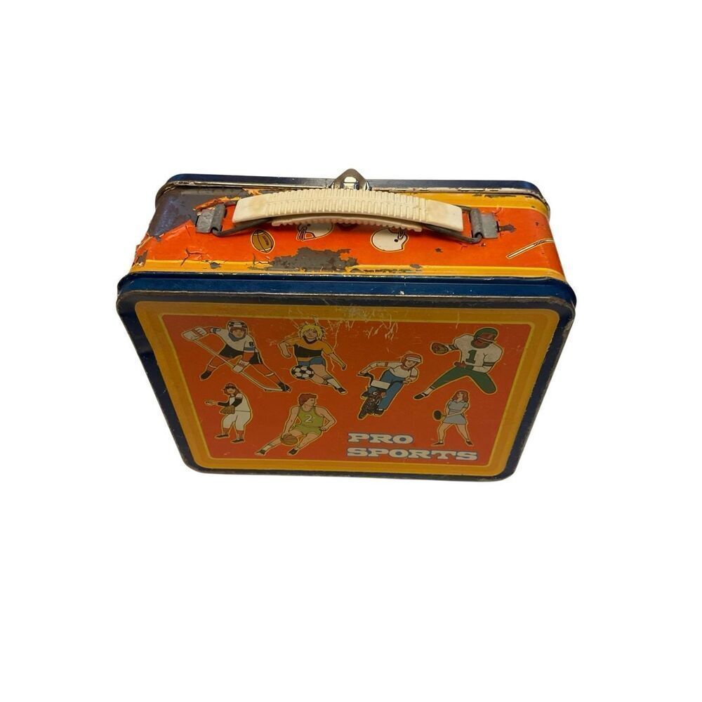 Vintage Pro Sports Metal Lunch Box